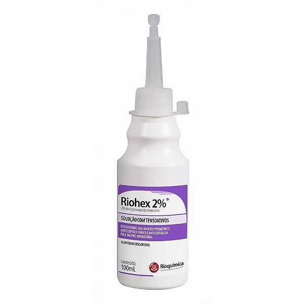 Antisséptico Clorexidina Degermante Riohex 2% 100ml