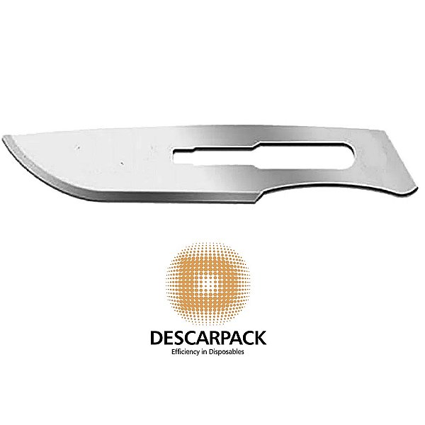 Lâmina para Bisturi Nº 10 Descarpack Kit C/ 10 Unidades