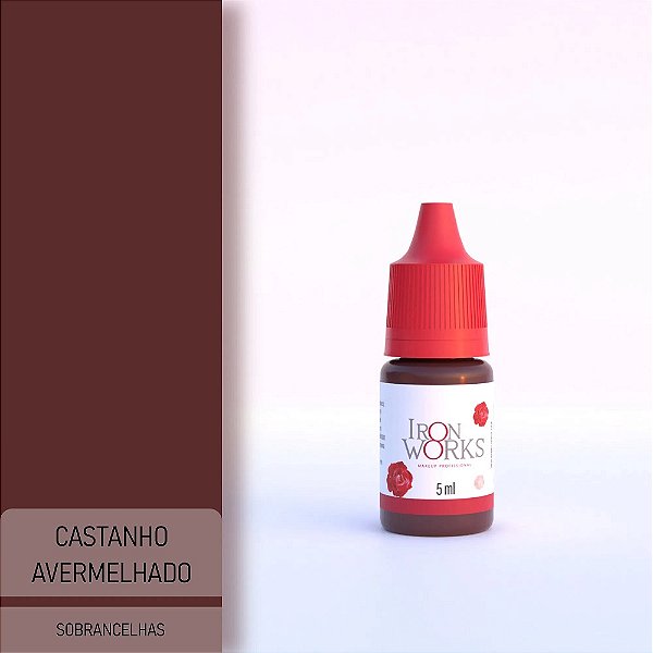 Pigmento Iron Works Castanho Avermelhado 5ml