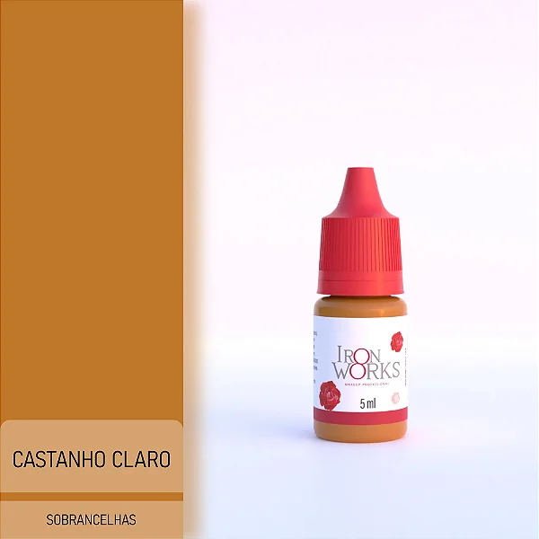 Pigmento Iron Castanho Claro 5ml