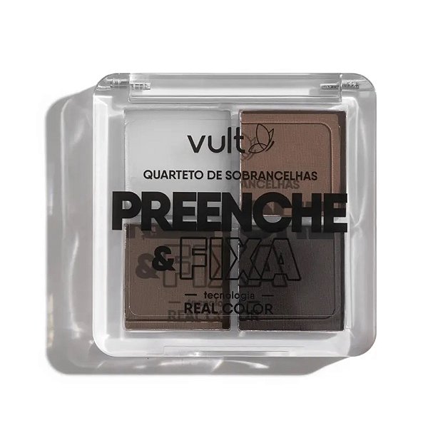Quarteto de Sombras para Sobrancelhas Preenche & Fixa 5g