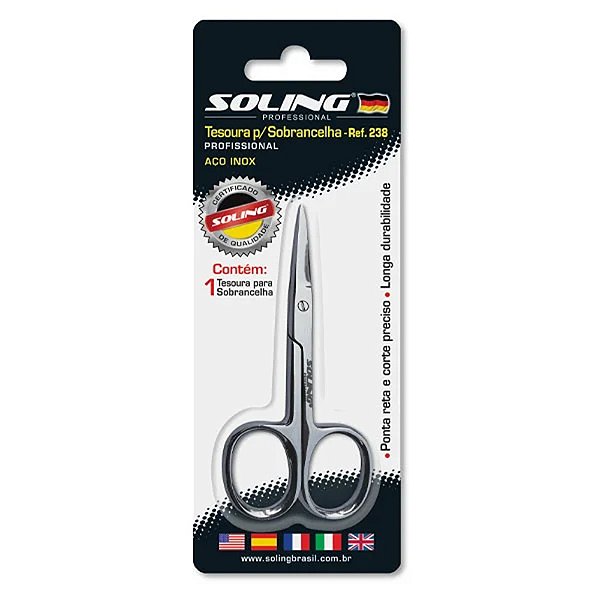 Tesoura Para sobrancelha Soling