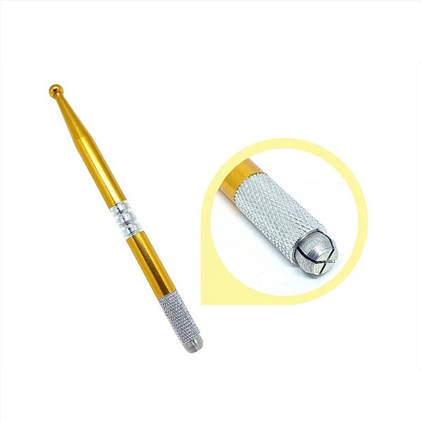Tebori Amarelo em Alumínio 12cm