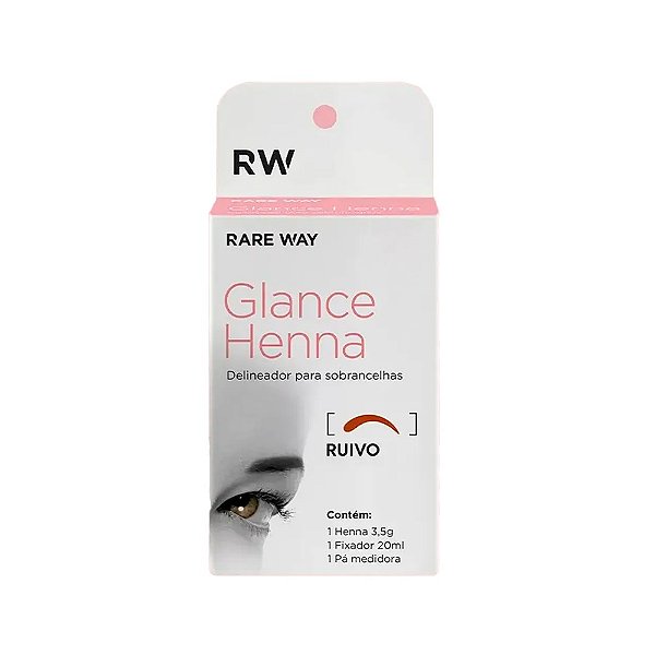 Henna Sobrancelha Glance Rare Way 1,5g Ruivo