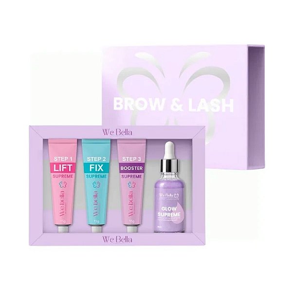 Kit Brow Lamination e Lash Lifting Supreme We Bella Profissional - Anvisa