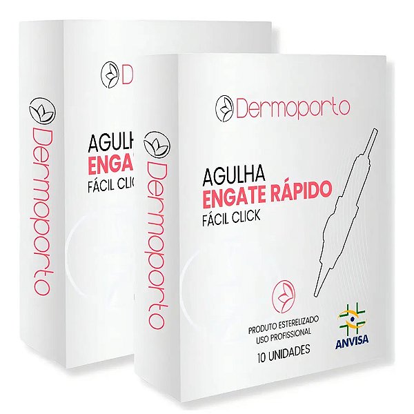 Agulha Fácil Click Dermoporto 1 RL 0.40mm