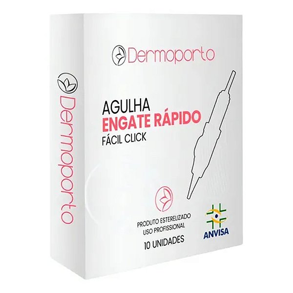 Agulha Fácil Click Dermoporto 1 RL 0.35mm