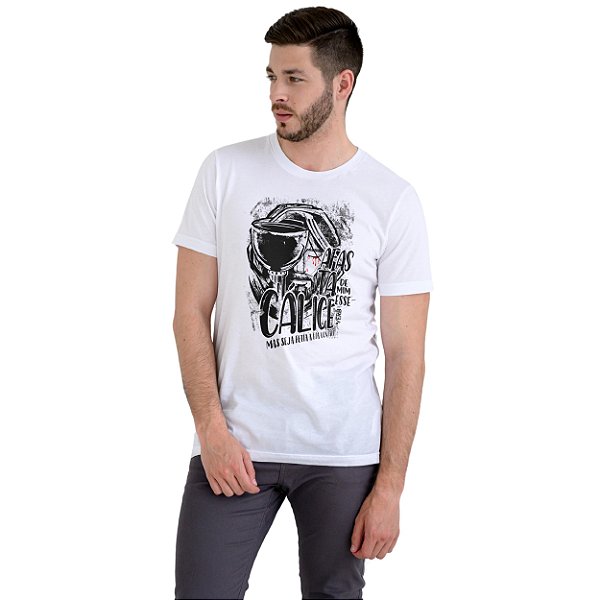 Camiseta Branca Masculina - Domínio Próprio