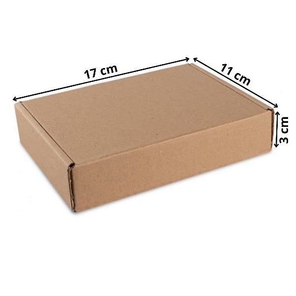 Caixa de Papelão 17x11x3 Sedex Pac