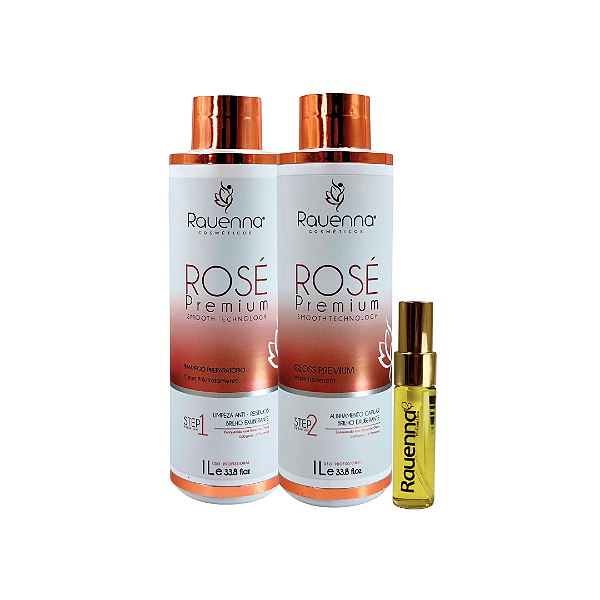 Kit Rosé Essence: Elegância Perfumada | Rauenna Cosméticos