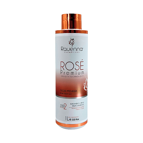 Progressiva Gloss Premium Rosé 1L | Rauenna Cosméticos