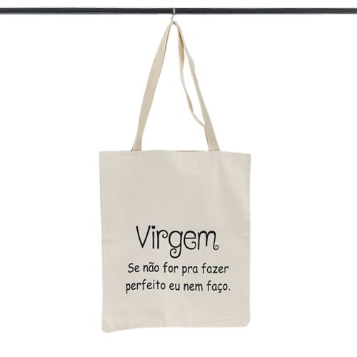 Bolsa Ecobag 100% algodão Estampa VIRGEM