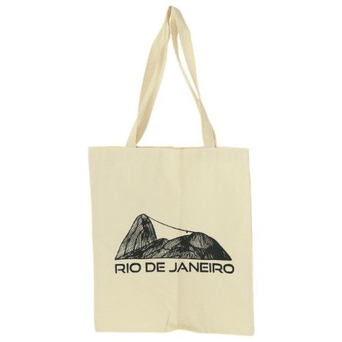 Bolsa Feminina Ecobag  100% algodão Estampa PÃO DE AÇUCAR