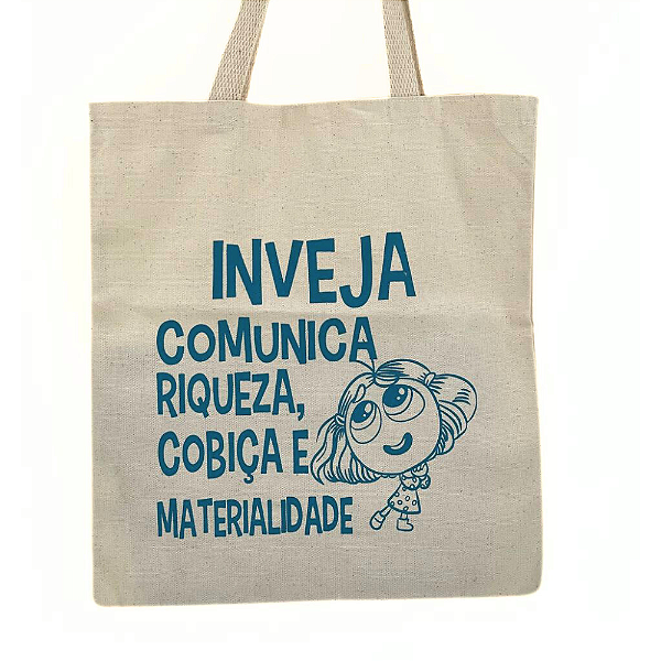 Bolsa Ecobag  100% algodão Estampa INVEJA