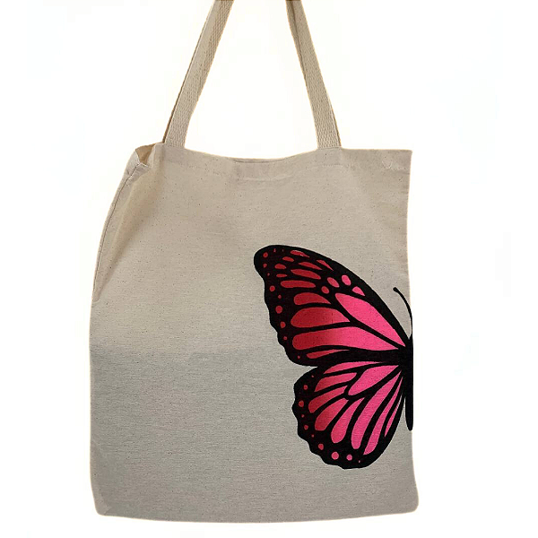 Bolsa Ecobag 100% algodão Estampa BUTTERFLY