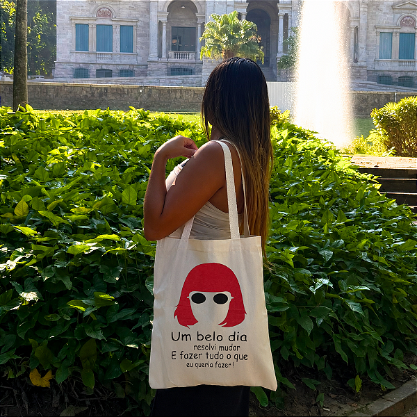 Bolsa Ecobag 100% Algodão Estampa LIVRE LEE Reutilizável Estilosa