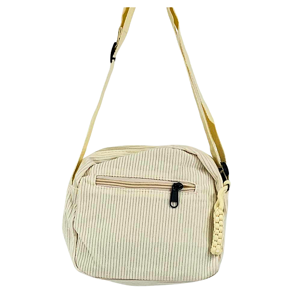 Bolsa Veludo Simple Luxe (BRANCA)