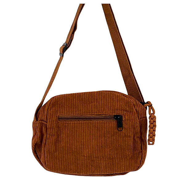 Bolsa Veludo Simple Luxe (MARROM)