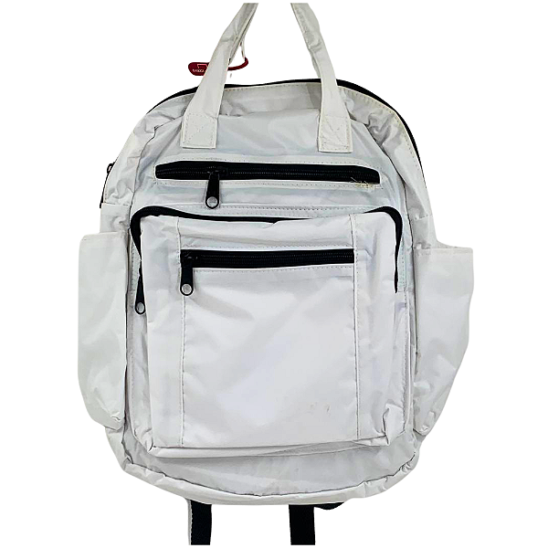 Mochila nylon impermeável (Branco)