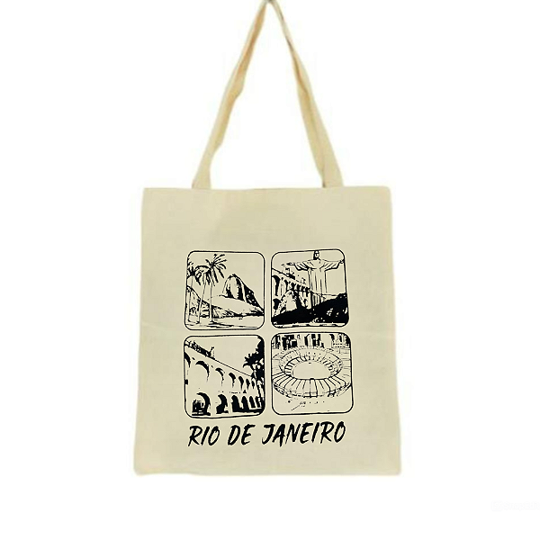 Bolsa Ecobag 100% algodão MARAVILHAS DO RIO