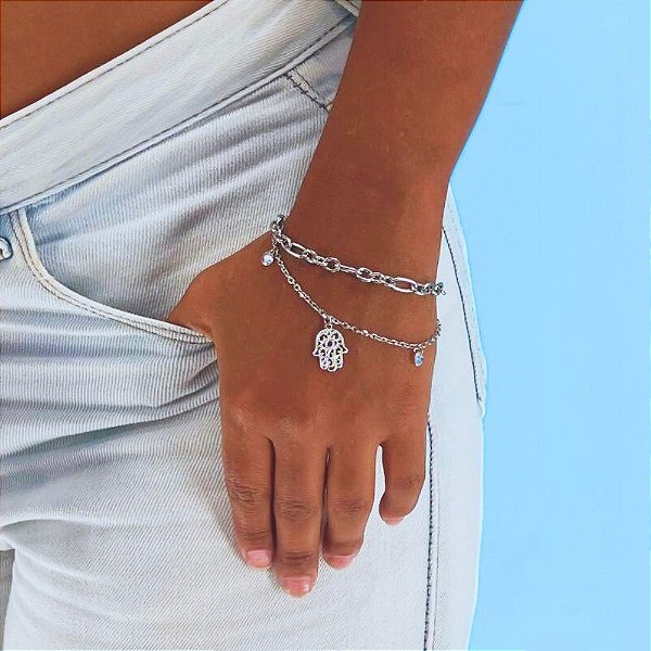Pulseira hamsa