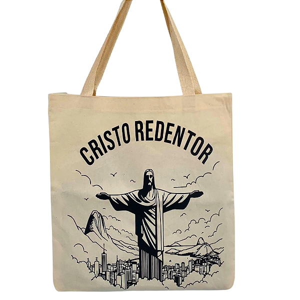 Ecobag Cristo Redentor Paisagem Rio de Janeiro