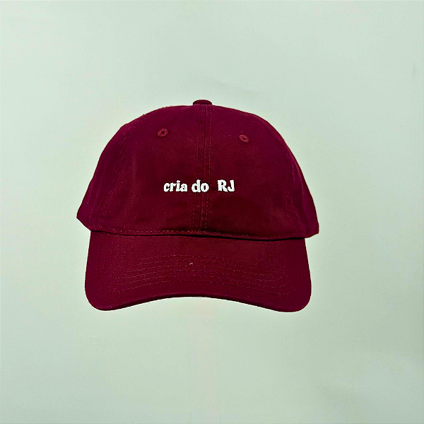 Boné Bordado Ajustável Identidade Carioca – "Cria Do RJ" (Roxo)