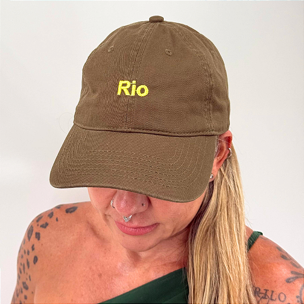 Boné Bordado Ajustável Identidade Carioca – "Rio"