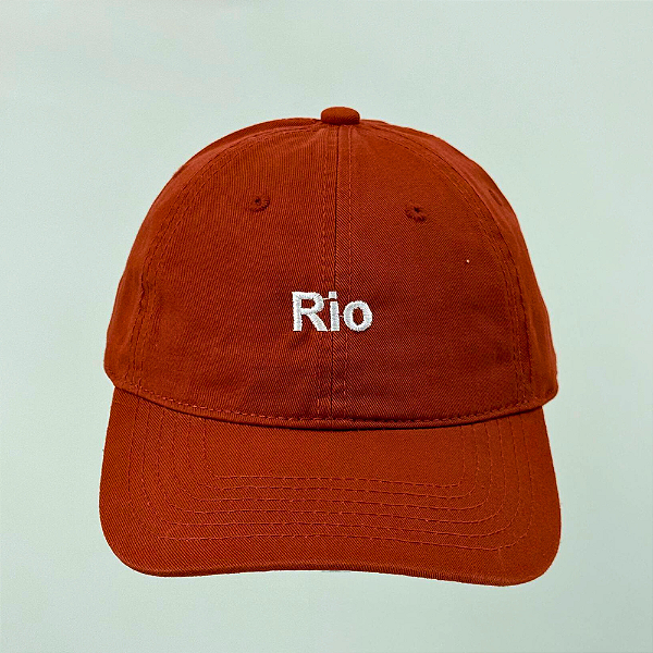 Boné Bordado Ajustável Identidade Carioca – "Rio"-(Telha)