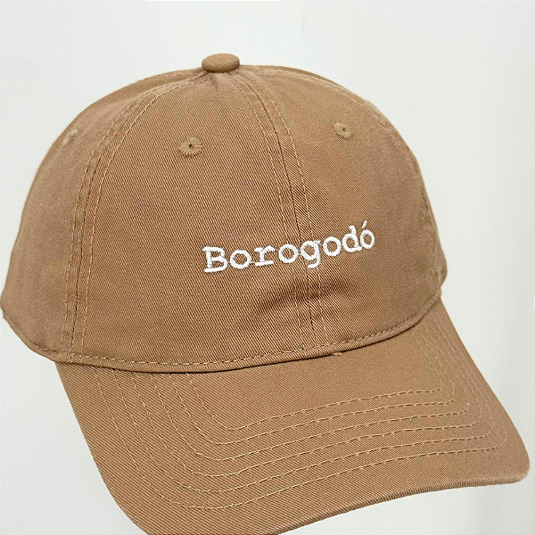 Boné Bordado Ajustável Identidade Carioca – "Borogodó" (Bege )