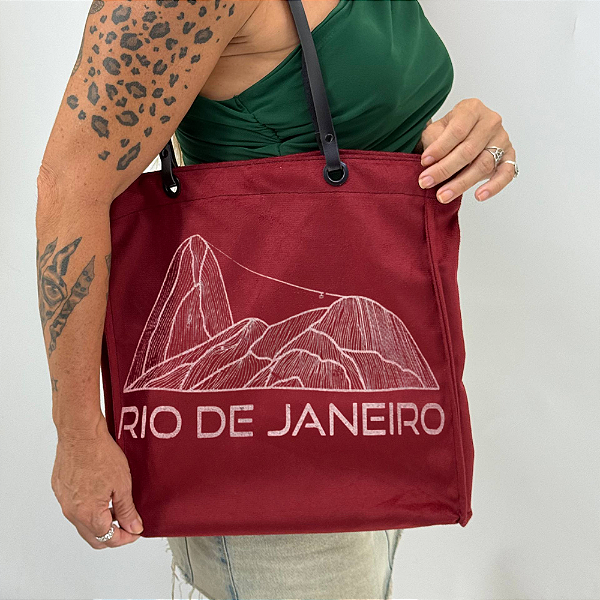 Bolsa Suede Elegante com Alça de Couro - Pao de Açucar