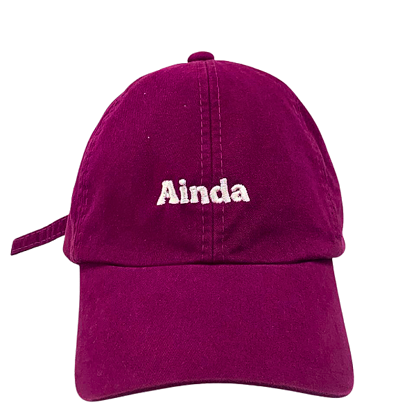 Boné Bordado Ajustável Identidade Carioca – "Ainda" (Roxo)