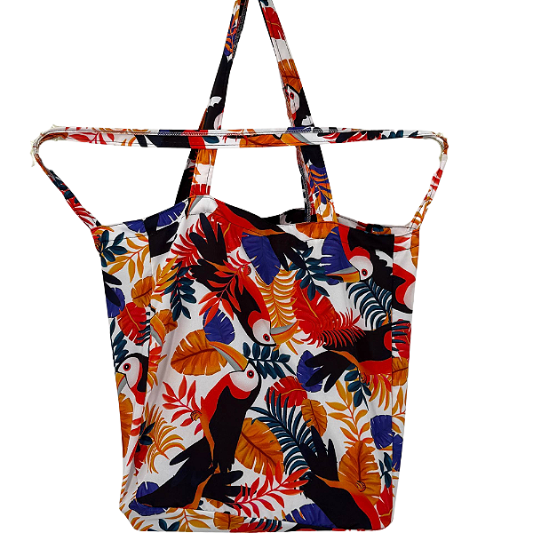 Bolsa Tecido Leblon Tropical