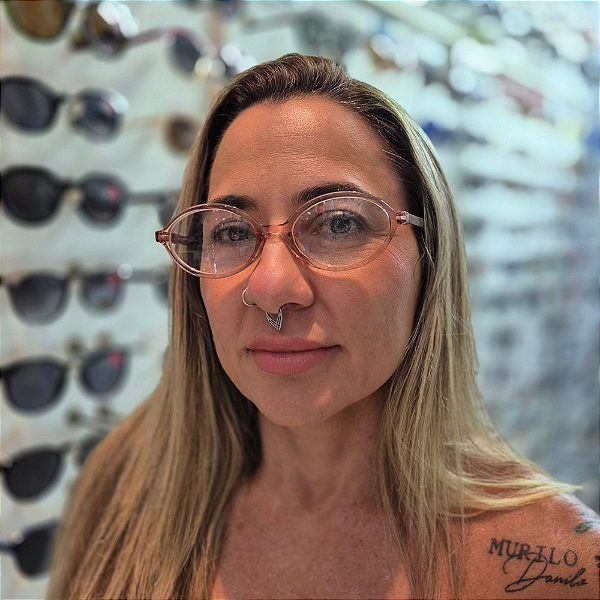 Óculos transparente miu