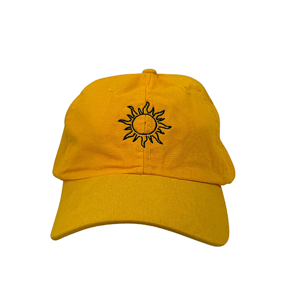 Boné Bordado Ajustável Identidade Carioca – " Sol " (Amarelo)
