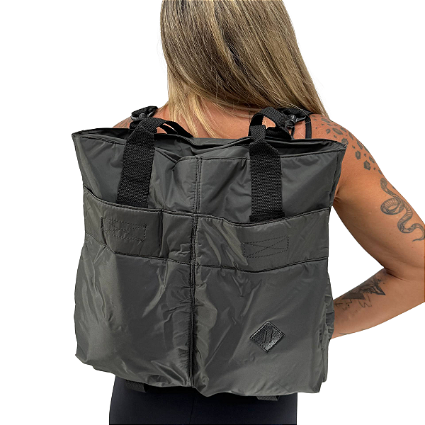 Bolsa  Nylon Preta Premium – Grande, Resistente e Multifuncional