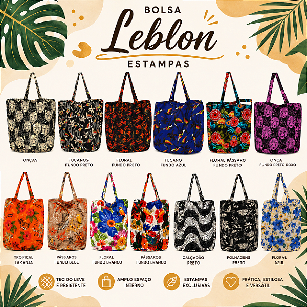Bolsa Tecido Leblon