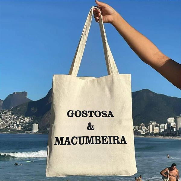 Bolsa Ecobag 100% algodão Gostosa e Macumbeira