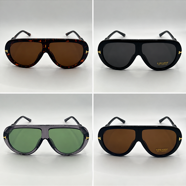 Óculos de Sol Max com Detalhe Dourado