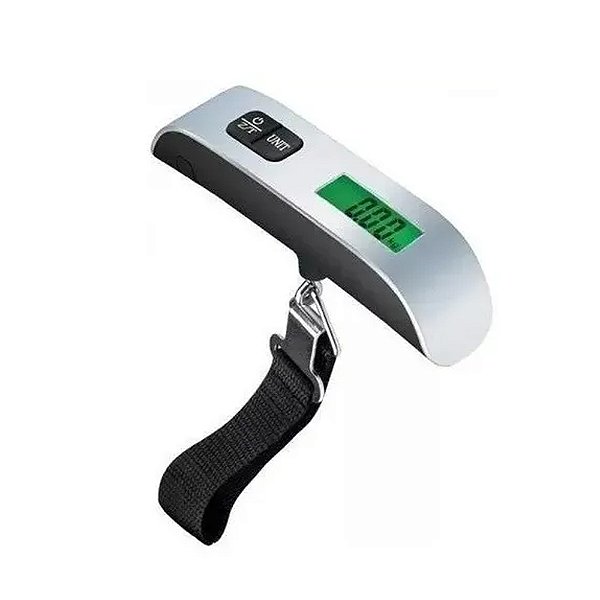 Balança Digital Polo King Para Mala Prata