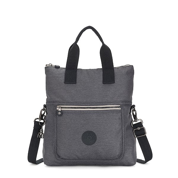 Bolsa de Mão Kipling Eleva 12L Cinza Charcoal