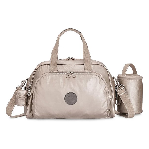 Bolsa De Maternidade Kipling Camama 22 Litros Bege
