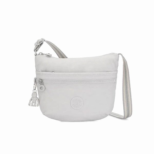 Bolsa Transversal Kipling Arto S Cinza Claro