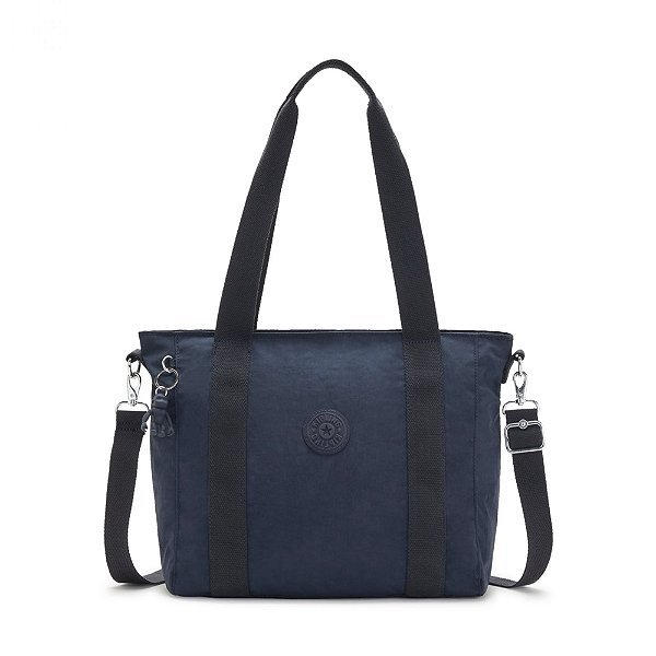 Bolsa Transversal Kipling Asseni S 10 Litros Azul Marinho