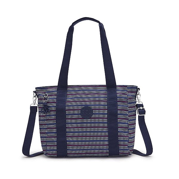 Bolsa Transversal Kipling Asseni S 10 Litros Blue Geo Print