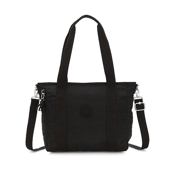 Bolsa Transversal Kipling Asseni S 10 Litros Preto
