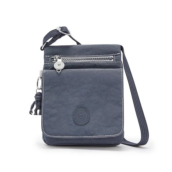 Bolsa Transversal Kipling New Eldorado Grey Slate