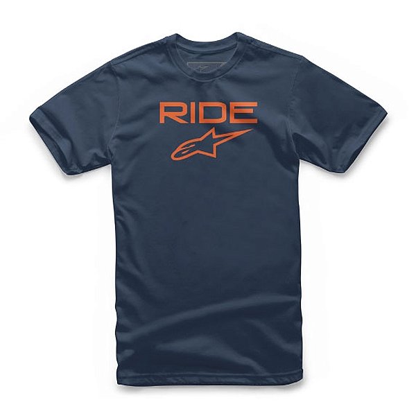 Camiseta Alpinestars Ride 2.0 Camo Masculina Azul Marinho