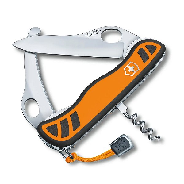 Canivete De Bolso Grande Victorinox Hunter XS Grip Laranja