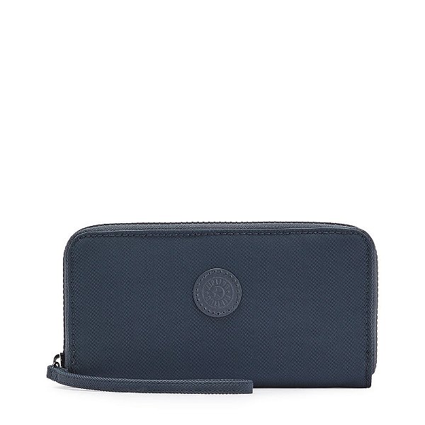 Carteira Kipling Imali com RFID Azul Escuro
